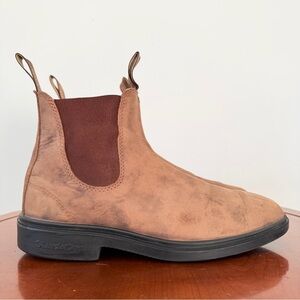 Blundstone 1306 Dress Rustic Brown Leather Chelsea Boots | AU 9.5